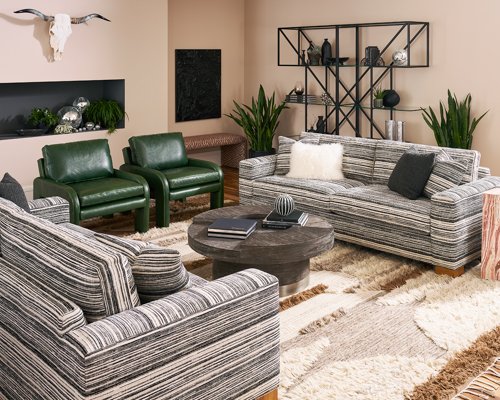 NC Furniture Manufacturer Sherrill Furniture Living Room Setting 2